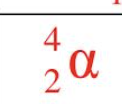 <p>A particle with a mass of four and a charge of two, equivalent to the nucleus of a helium atom.</p>