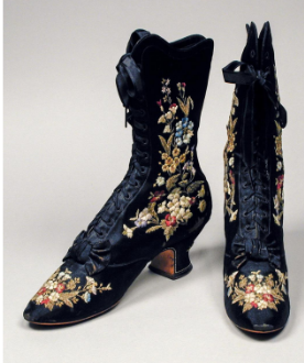 <p><strong>buttoned or laced up boots</strong></p>