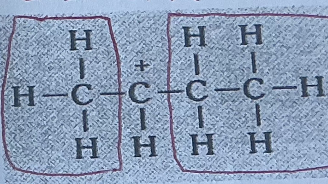 <p>2 alkyl group attached to the carbon atom with the postive  charge </p>