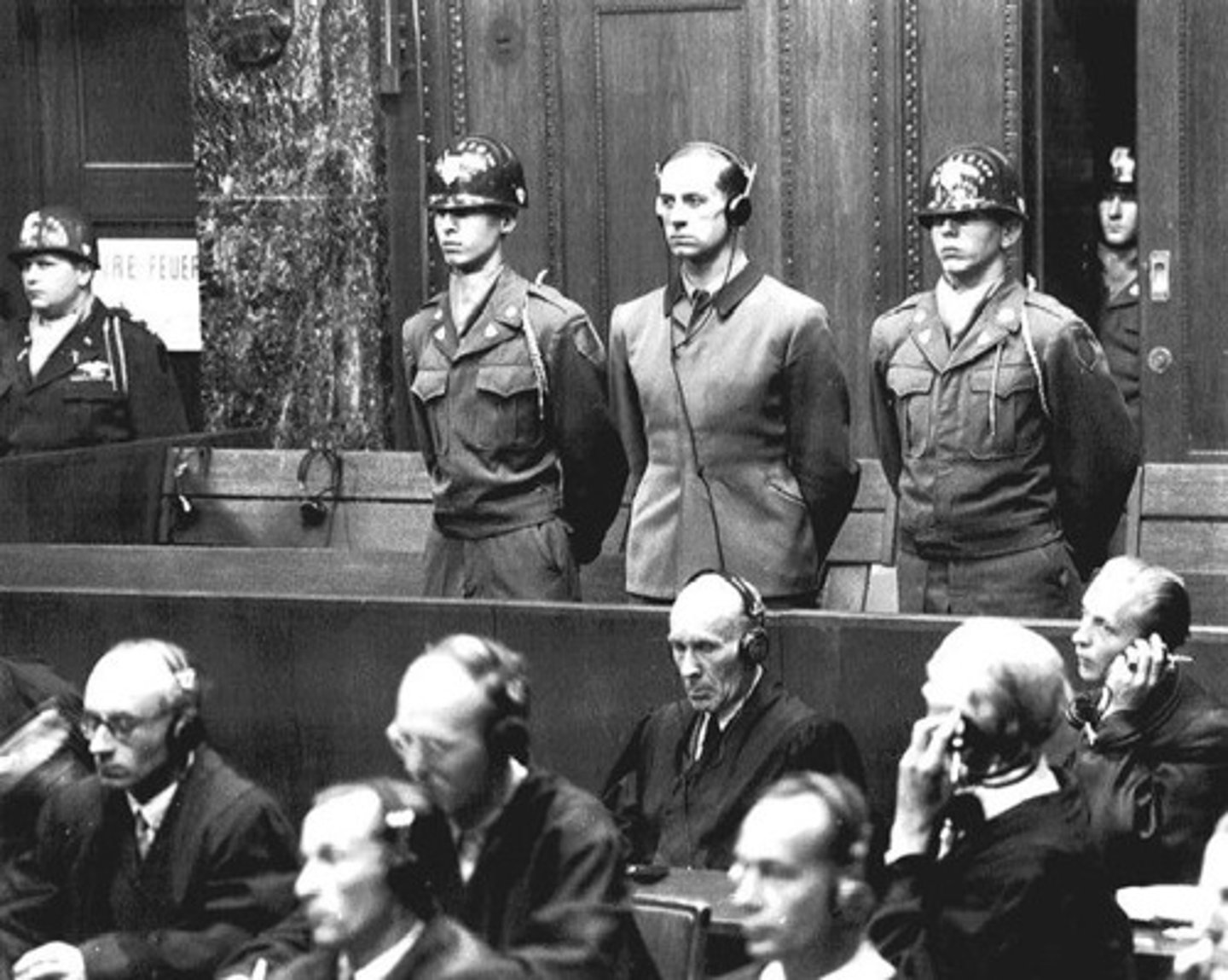 <p>individuals were held responsibile for human rights violations during war</p>