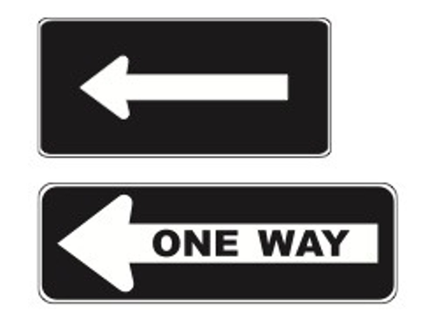 <p>Traffic on the roadway moves</p><p>only in the direction indicated by</p><p>the arrow.</p>