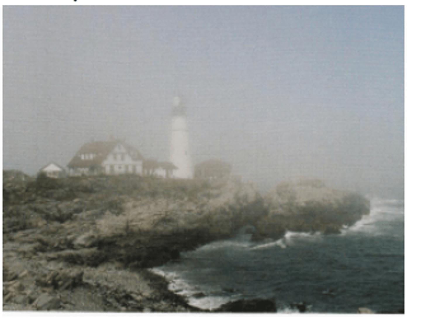 <p>pictorial depth cue where unobstructed objects, objects with more clarity, in photographs appear as closer than those obscured by haze.</p>