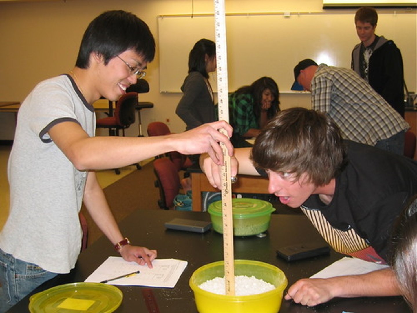 <p>process of measuring</p>