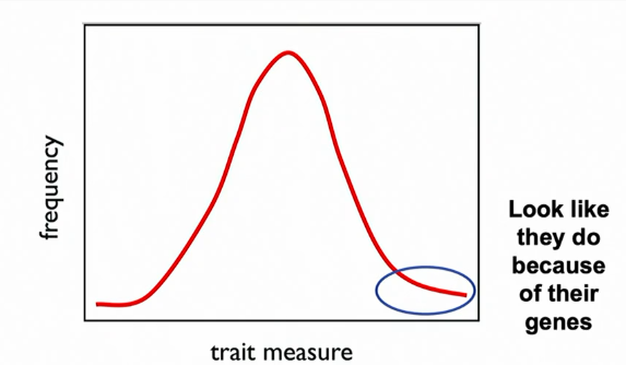 <p>the <strong>proportion</strong> of phenotypic variability attributed to genetics for the entire population.</p>