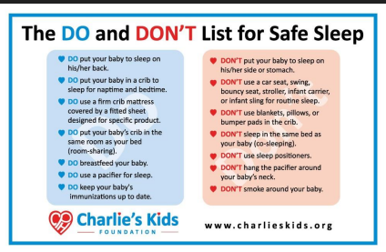 DO AND DON'T FOR INFANT SAFE SLEEP 