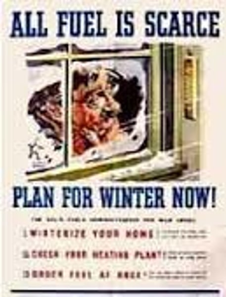 <p>Like the Food Administration, the Fuel Administration encouraged Americans to save fuel with "heatless Mondays" and "gasless Sundays." The actions helped create a sum of $21 billion to pay for the war. Save coal and gas. Also promoted daylight savings time.</p>