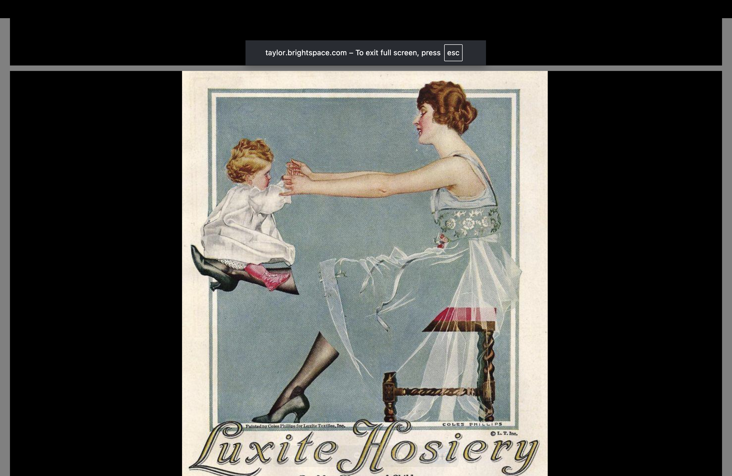 <p>American Illustrator in the Victorian Era<br>Negative space usage</p>