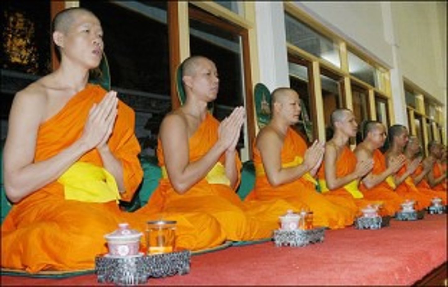 <p>"The Teaching of the Elders," the early form of Buddhism according to which the Buddha was a wise teacher but not divine and which emphasizes practices rather than beliefs.</p>