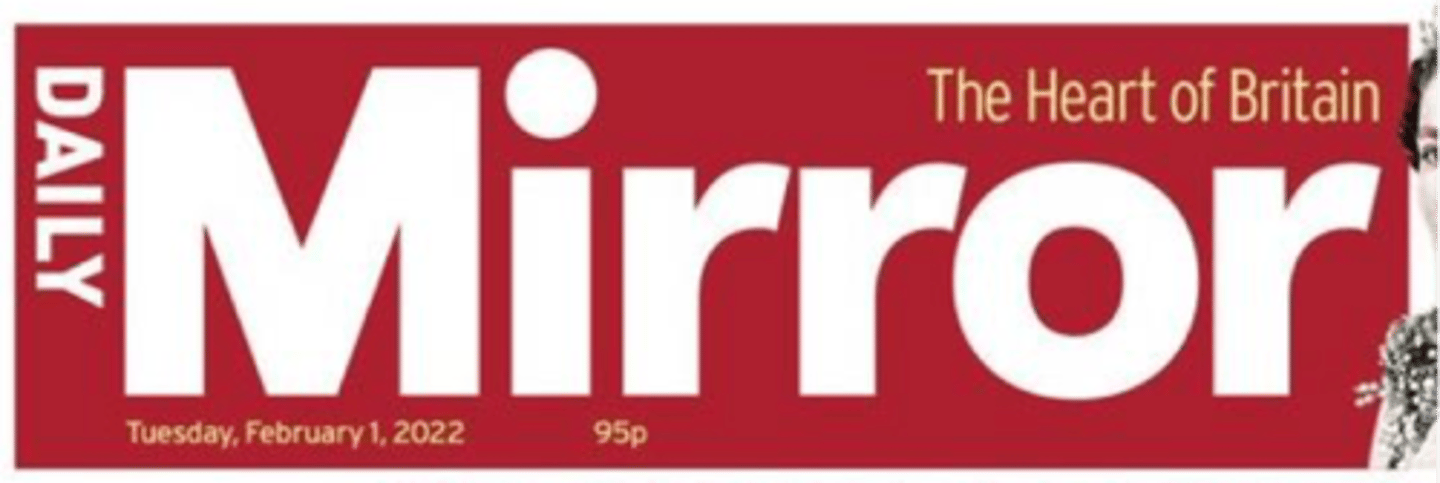 <p>sans serif font connotes simplicity and clarity, which is appropriate for its readership who typically have lower literacy levels than broadsheet newspapers.</p>