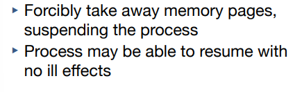 <p>take resources away if there’s not a complete set and it won’t break the processes</p>