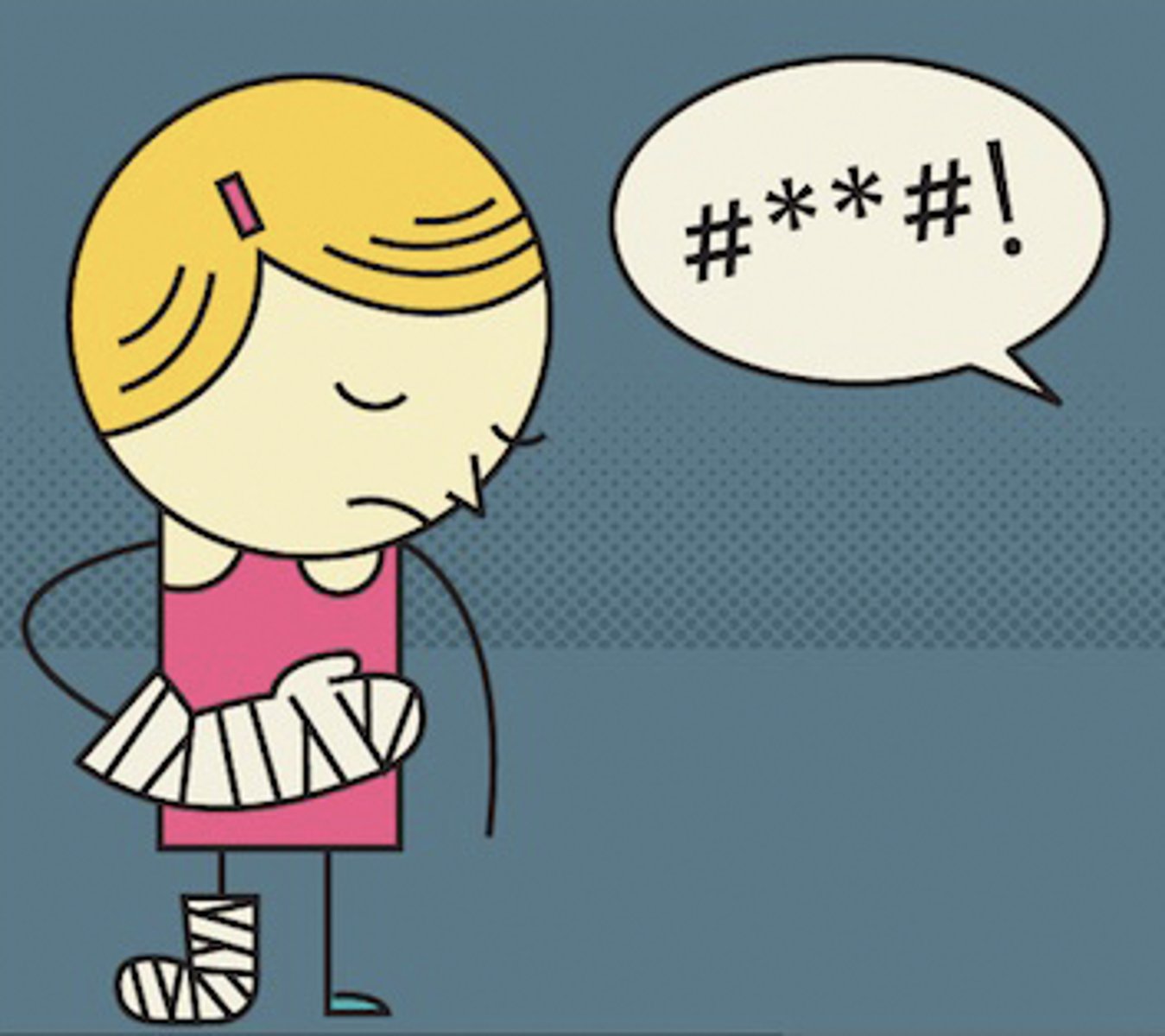 <p>insults</p>