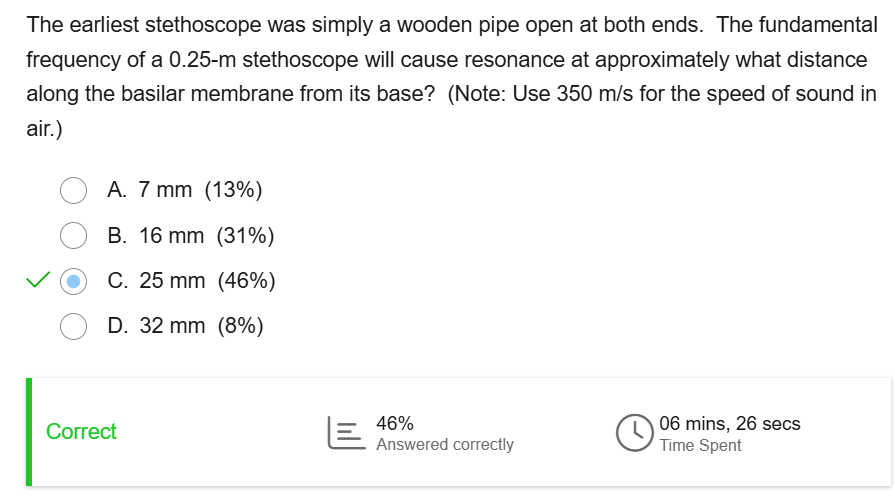 <p>Closed tube resonance calculation</p>