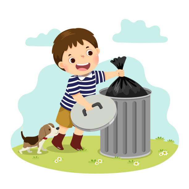 <p>Take (rubbish) away (phr.n)</p>