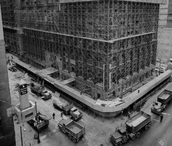 <p>Stock Exchange Building, Adler and Sullivan, Chicago, 1890’s</p>