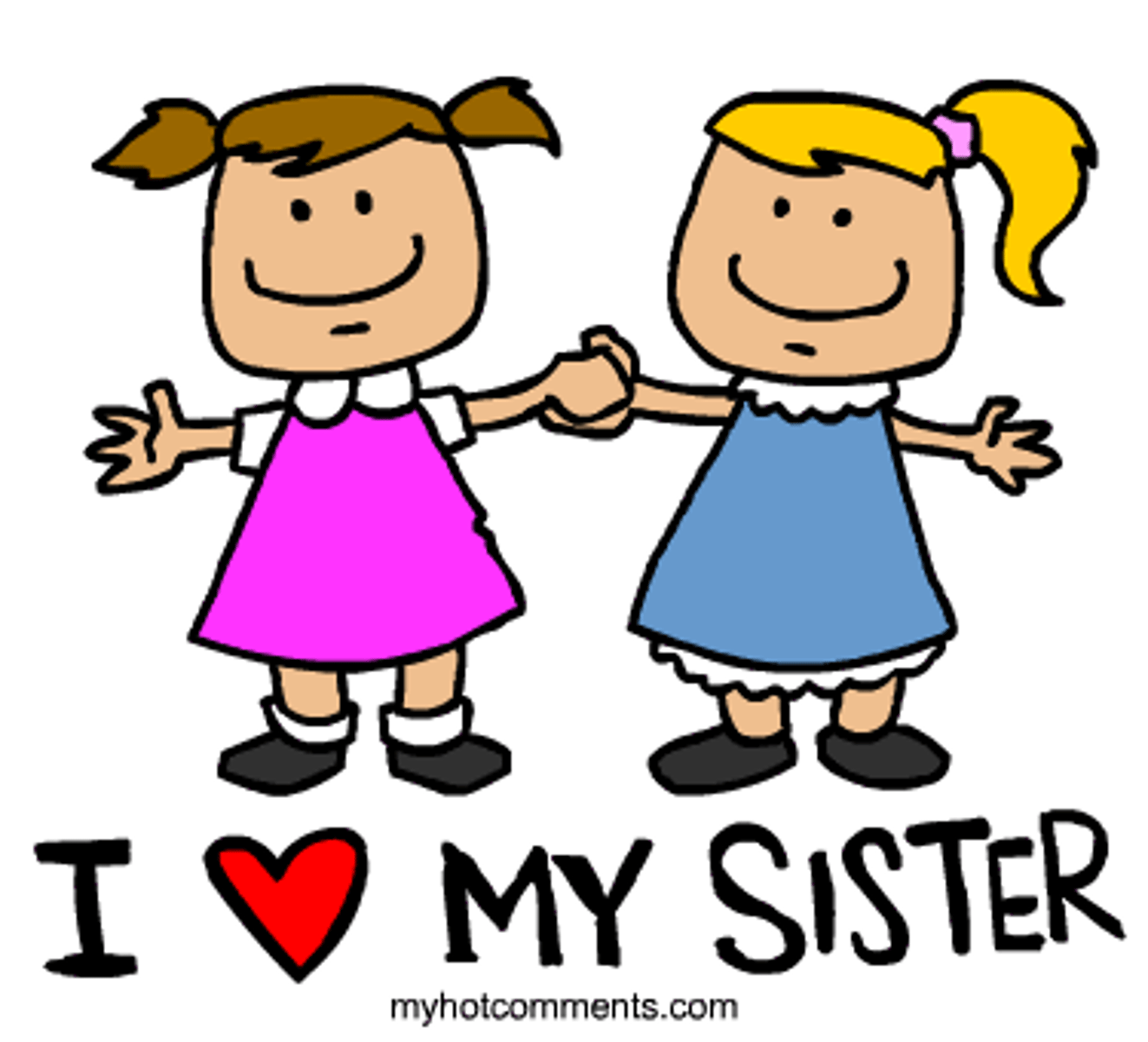 <p>the sister</p>