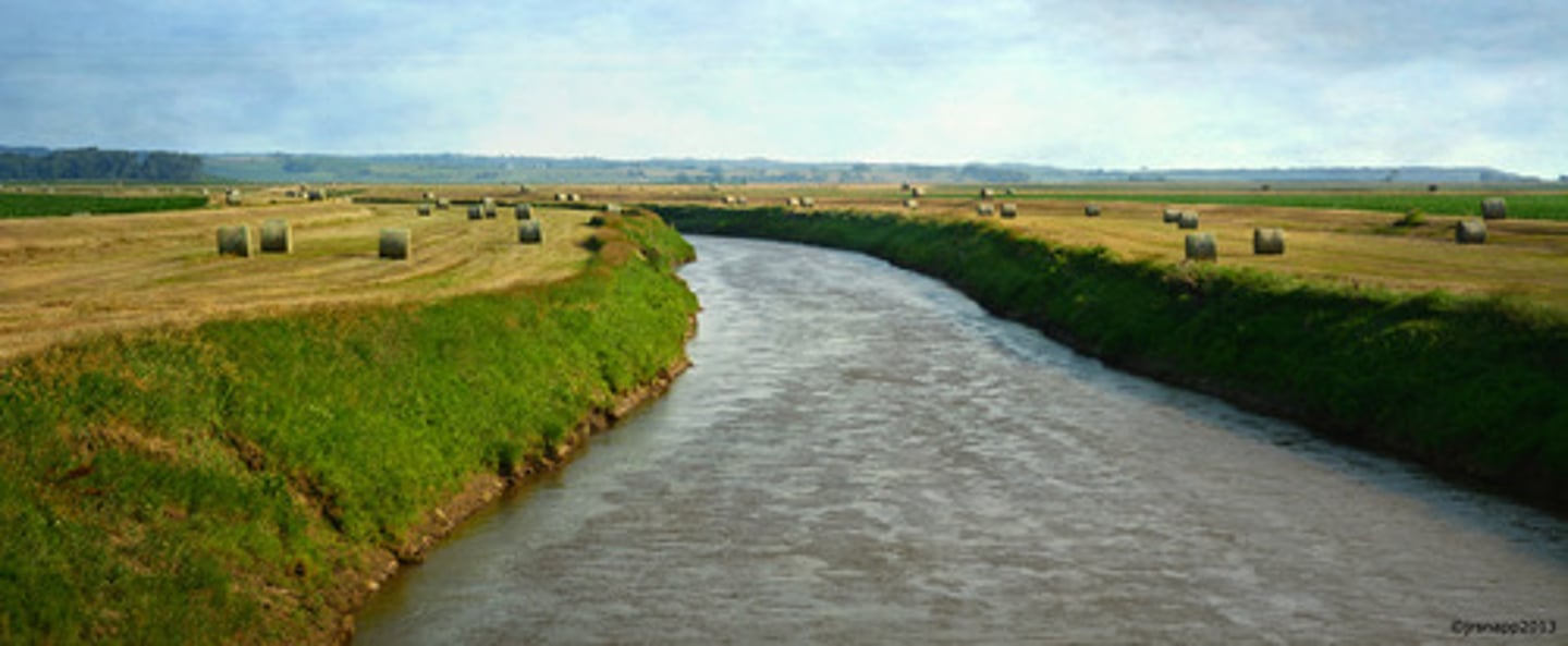 <p>A fine, light silt deposit by wind and water. It creates the fertile soil of the Yellow River Valley in northern China.</p>