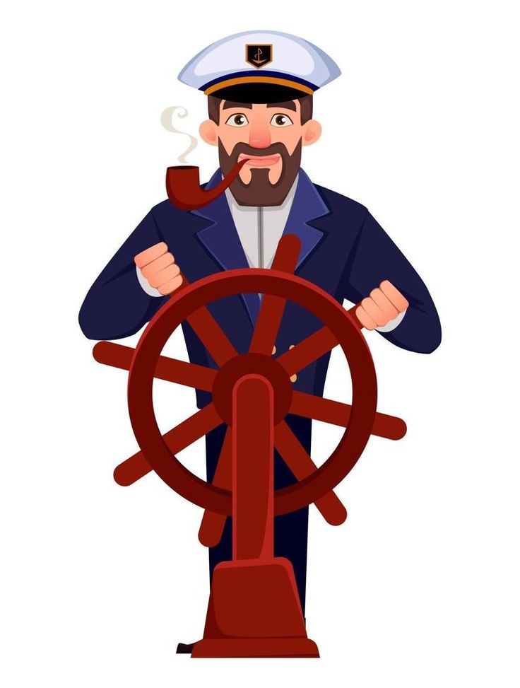 <p>el capitán de barco</p>