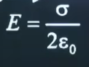 <p>Where</p><p><span>σ → Surface charge density</span></p>