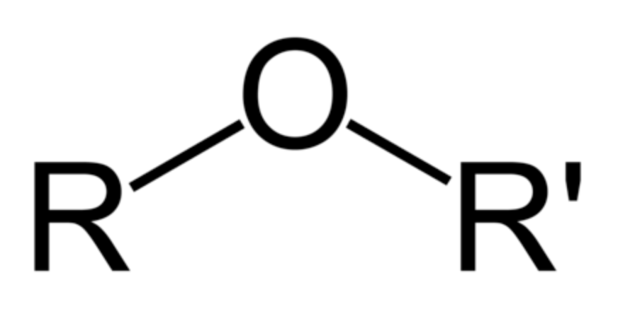 <p>ROR` (functional group)</p>