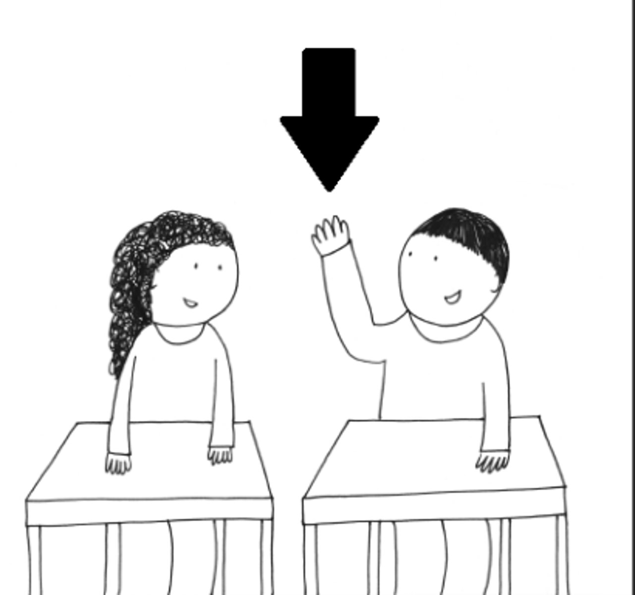 <p>Put your hands down</p>