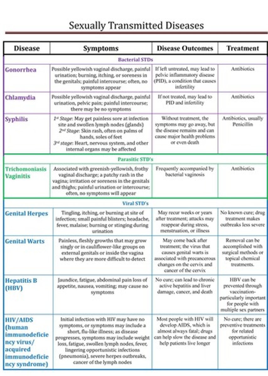 <p>Yellow vaginal discharge, painful urination, painful intercourse, but may be asymptomatic.</p>