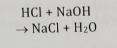 <p>Acid + base form a salt + water</p>