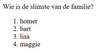 <p>geordernde lijst van gelijkaardige items</p>