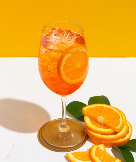 <p>A classic italian aperitif. Clean, crisp, and refreshing, pleasantly citrus and slightly bitter. </p><p>Ingredients: sparkling wine, aperol, soda, and orange</p><p>Straw: yes</p>