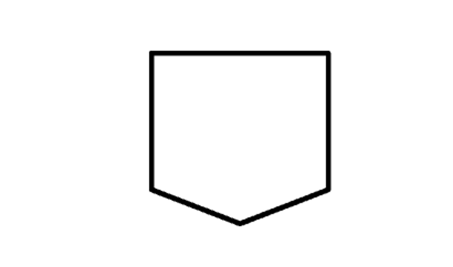 <p>Connects one step of the flowchart to another step on the other page.</p>