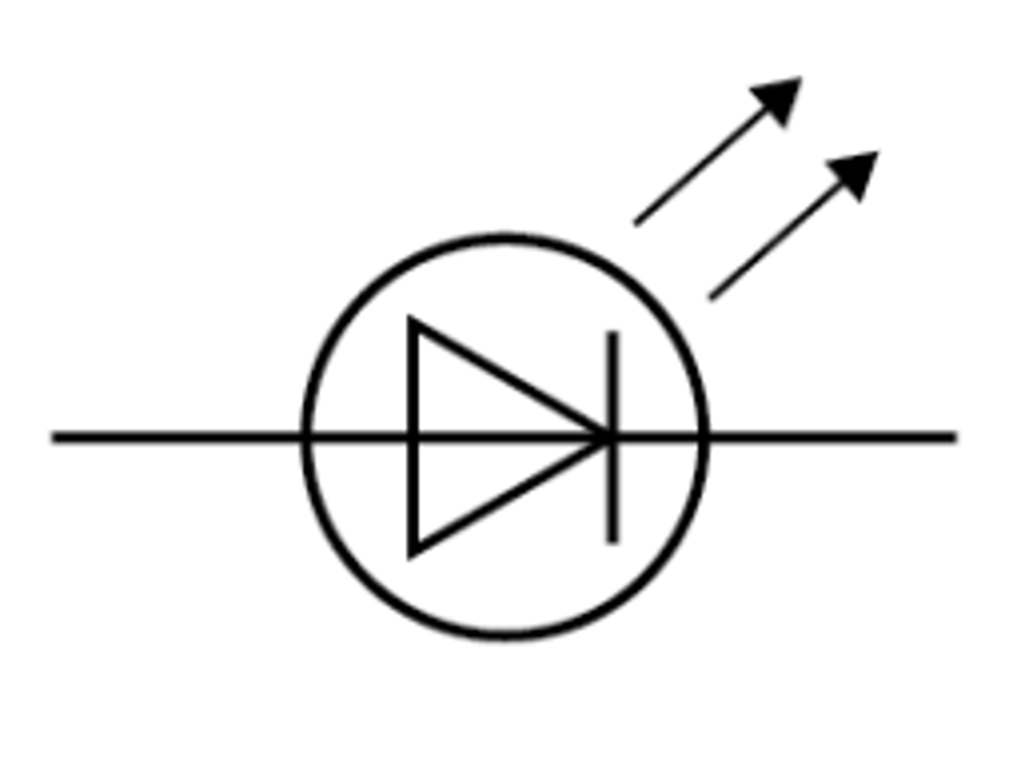 <p>A diode which emits light and is much more efficient than a filament bulb</p>