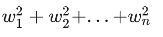<p>Large weights can have a huge impact</p><p>Weights close to zero doesn’t have an impact</p><p>This encourages weights toward 0, but never pushes weights all the way to zero which means it can never remove features from the model</p>