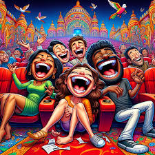 <p><strong>to laugh without being able to stop:</strong></p><p><span><em>The comedian had the audience _.</em></span></p>