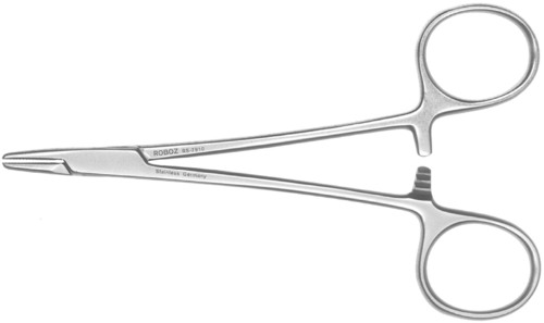<p>Used to drive suture needles through tissue.</p>