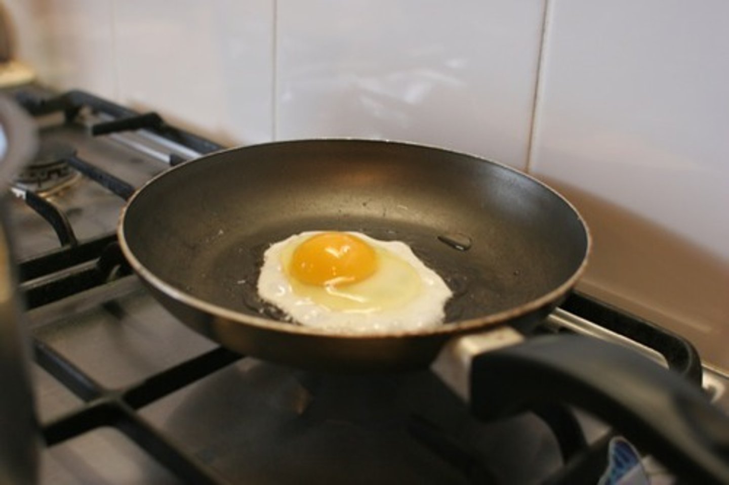 <p>endothermic - HEAT ENTERS, EGG MUST BECOME WARM TO COOK.</p>