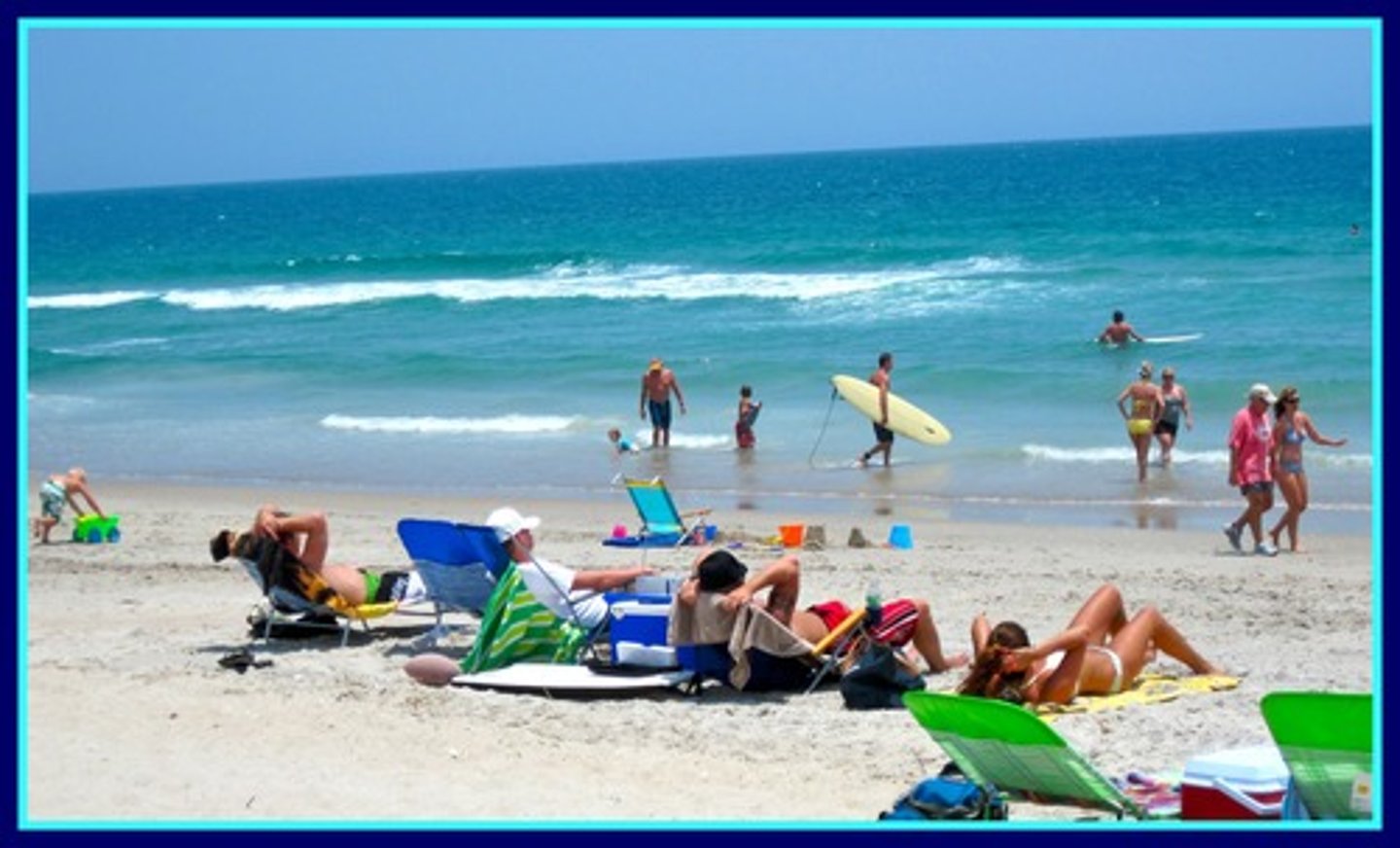 <p>to swim at the beach</p>