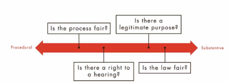 <p><span style="background-color: transparent;"><span>The entitlement to notice and hearing before deprivation of constitutional right</span></span></p><p></p>