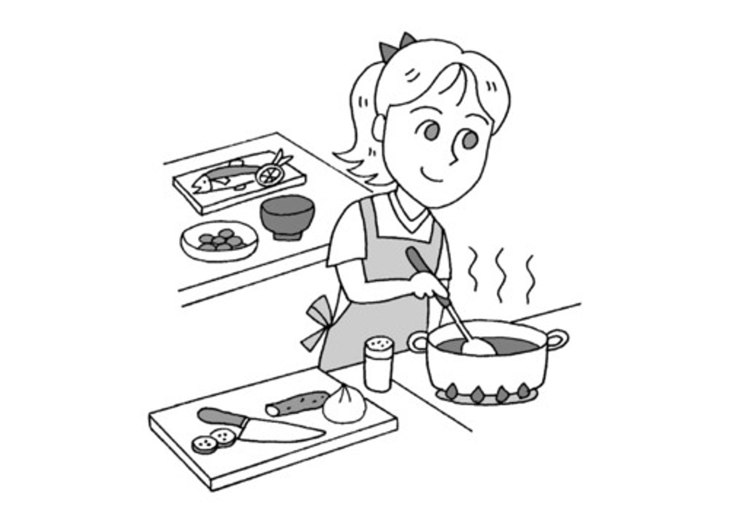 <p>りょうり</p><p>cooking</p>