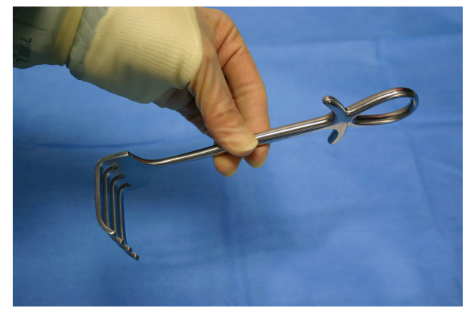 <p>Nickname: Israel rake</p><p>Use: Retracts heavy tissue in mid-range surgical planes, General, and Orthopedics</p><p>Features: Smooth Ankh-like handle style to promote comfort while retracting, 4-prong, curved, blunt tips</p>