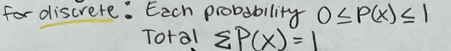<p>lists values of a random variable and their probabilities</p>