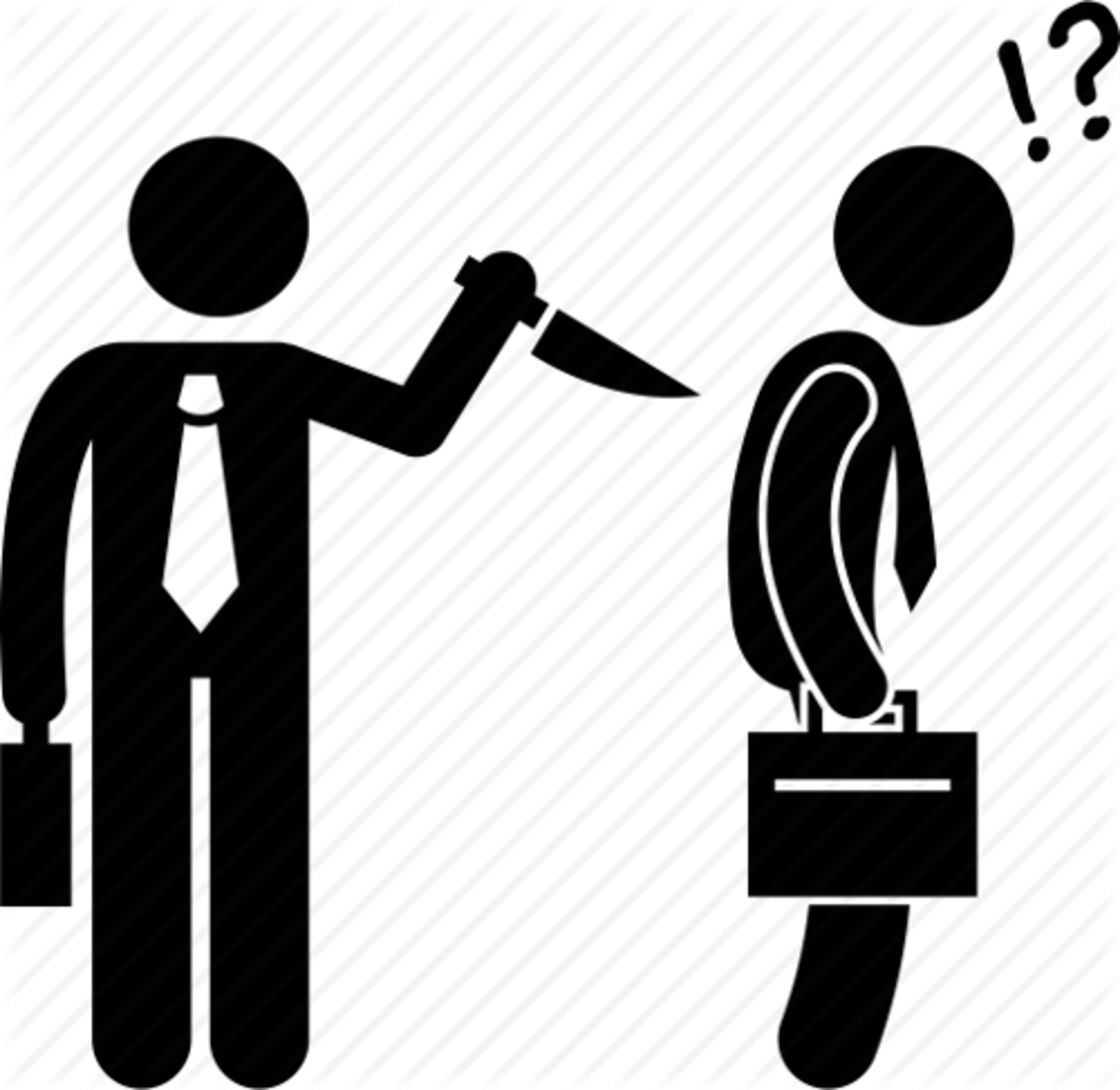 <p>Birini sırtından bıçaklamak/Birine İhanet Etmek</p>