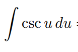 <p>Find the integral.</p>