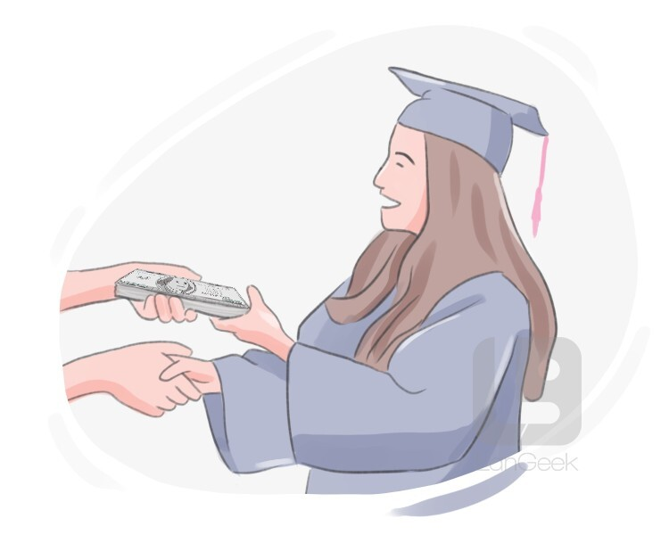 <p><em>The teacher </em><strong><em>____ </em></strong><em>extra time for students to complete their assignments. = give</em><br><em>The university _____ him an honorary degree for his contributions to science. = award</em></p>