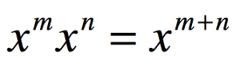 When multiplying two powers that have the same base, you can add the exponents.