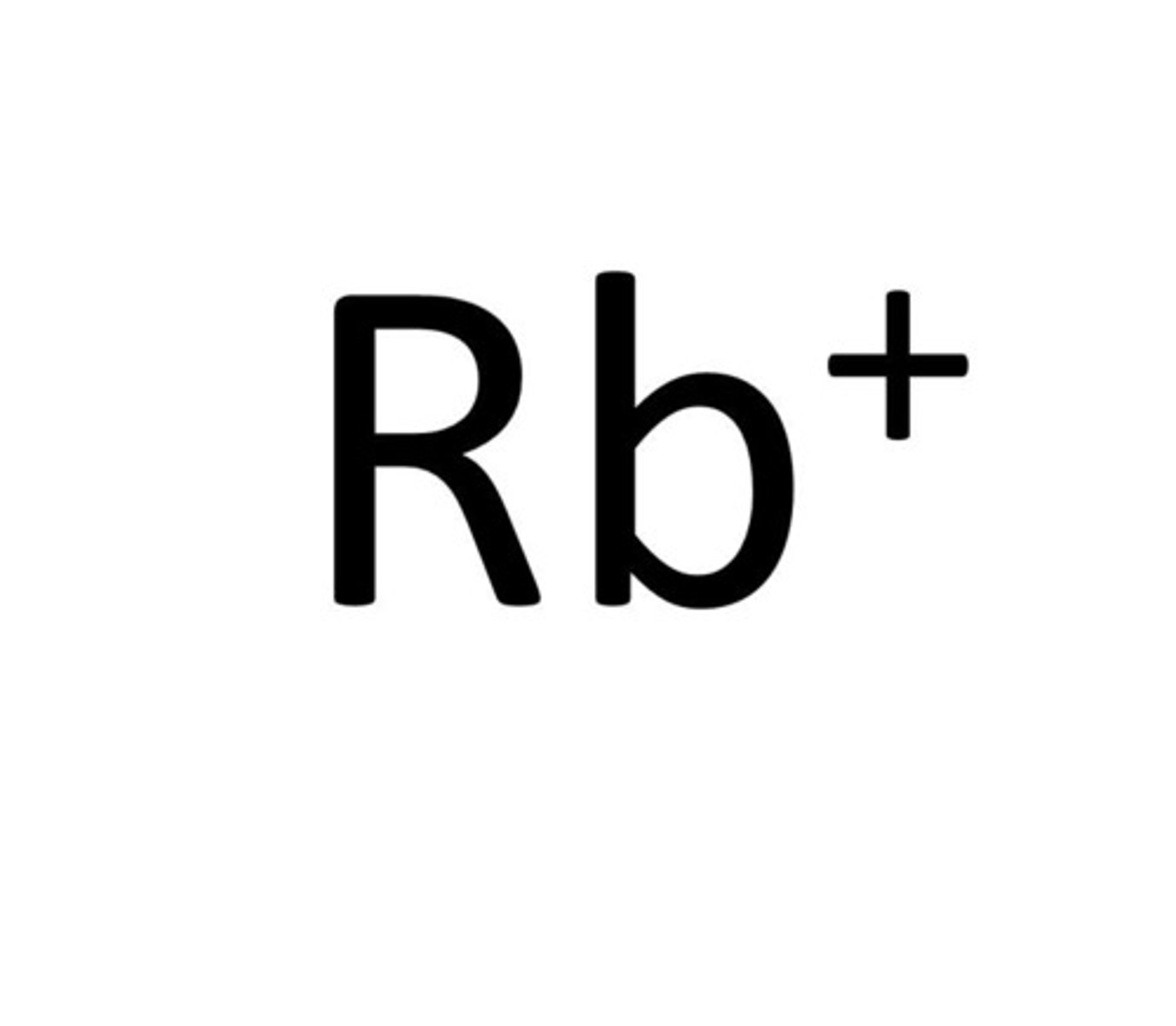 <p>Rb+</p>