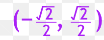 <p>tan → -1</p>