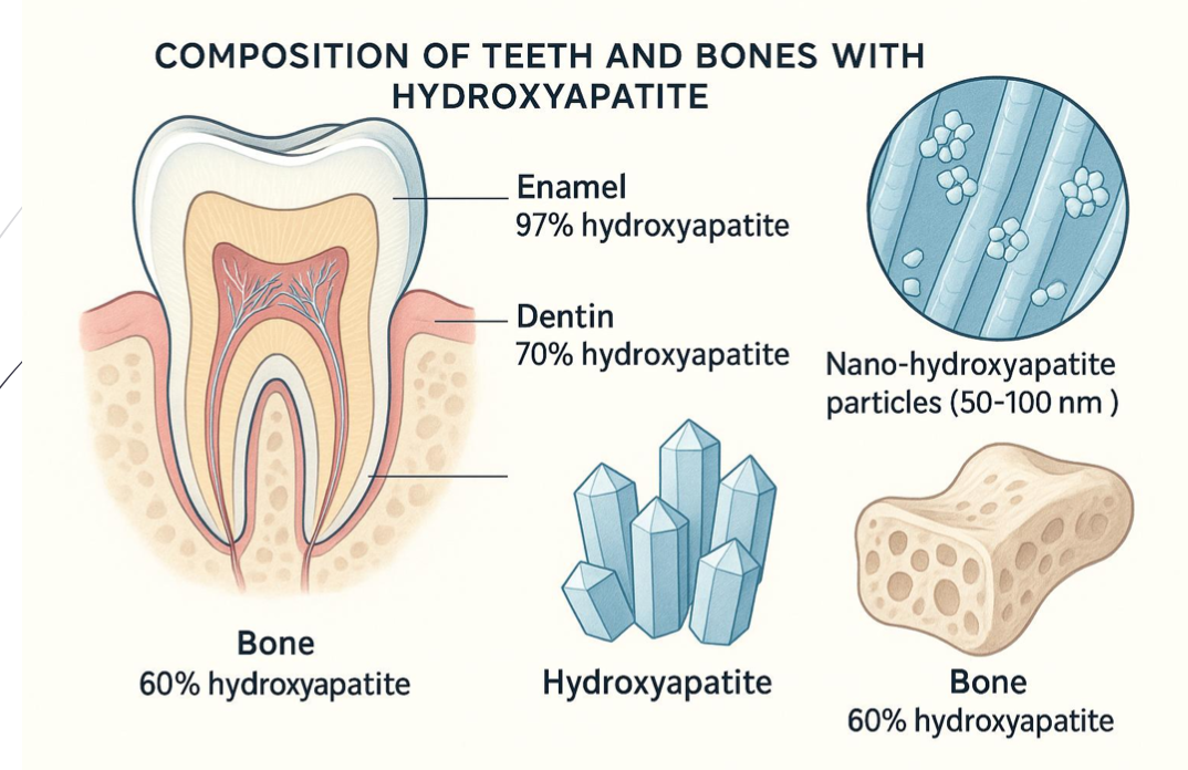 <p>carbonate in tooth crystals </p><ul><li><p>tooth crystals composed mainly of hydroxyapatite but not purely. </p></li></ul><p></p>