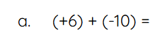 <p>Use a number line to add</p>