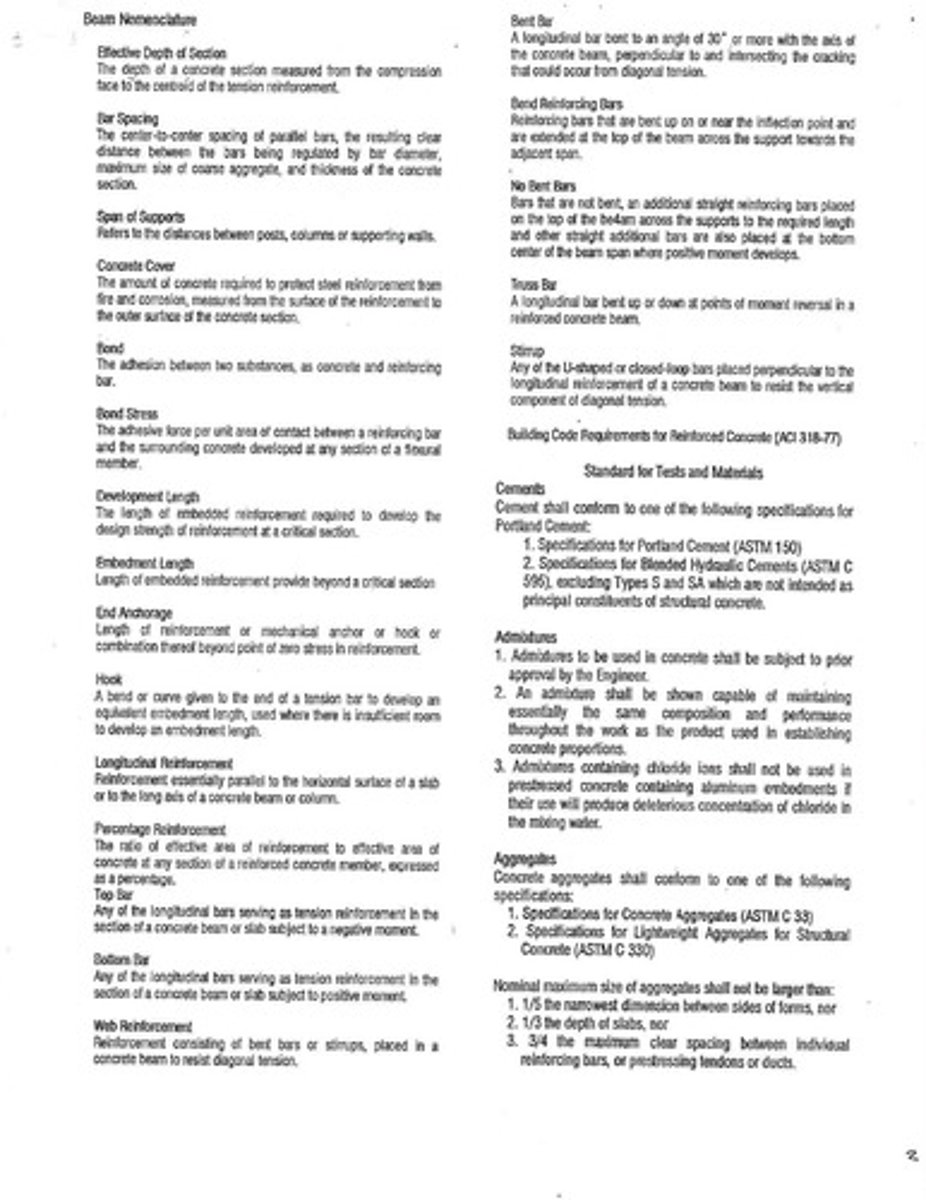 <p>A system of steel bars, strands or wires for absorbing tensile, shearing and sometimes compressive stresses in a concrete member or structure.</p>