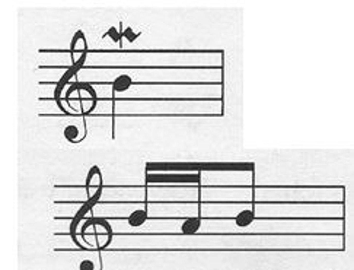 <p>an ornament in which the written note is played, followed by the note below the written note and the written note again</p>