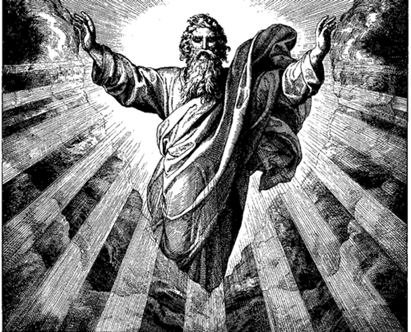 <p>The exclusive worship of one god; introduced by Jews into Middle Eastern civilization</p>